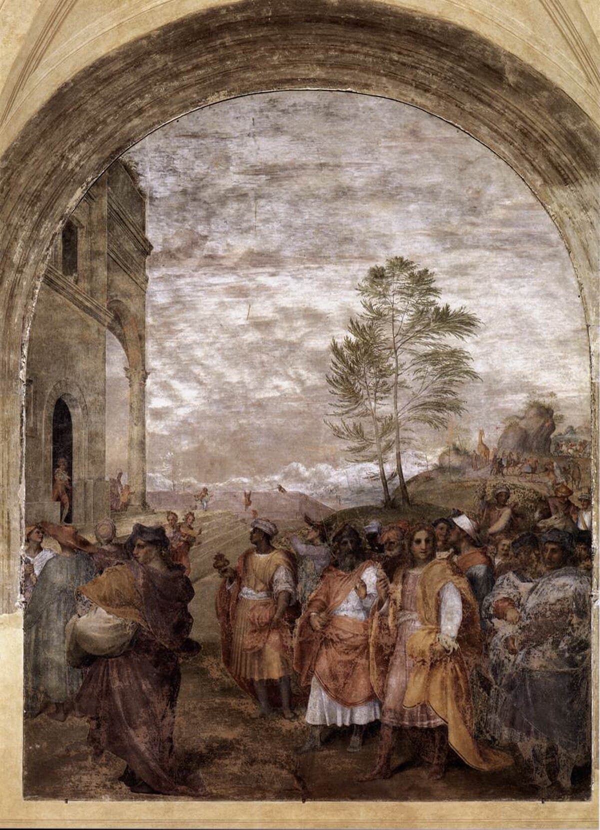 The Journey of the Magi by Andrea del Sarto at Basilica della Santissima Annunziata, Florence