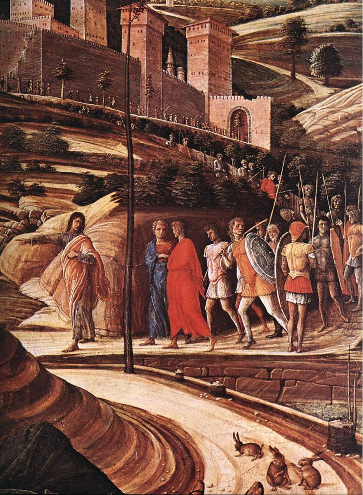 The agony in the garden (detail) by Andrea Mantegna