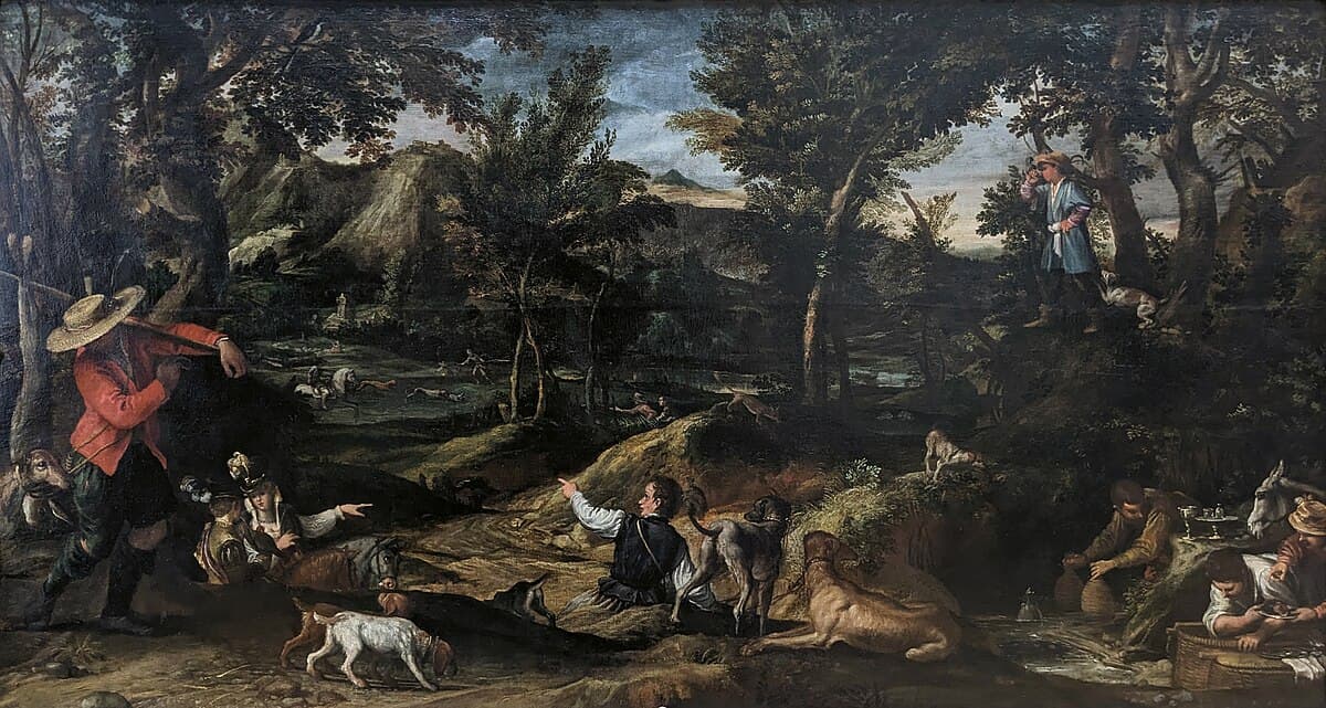 Hunting by Annibale Carracci