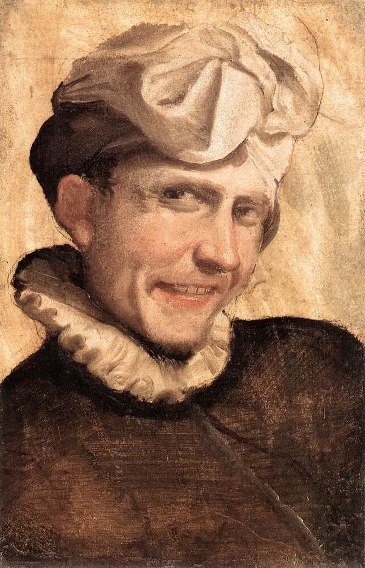 The Laughing Youth by Annibale Carracci at Borghese Gallery, Rome