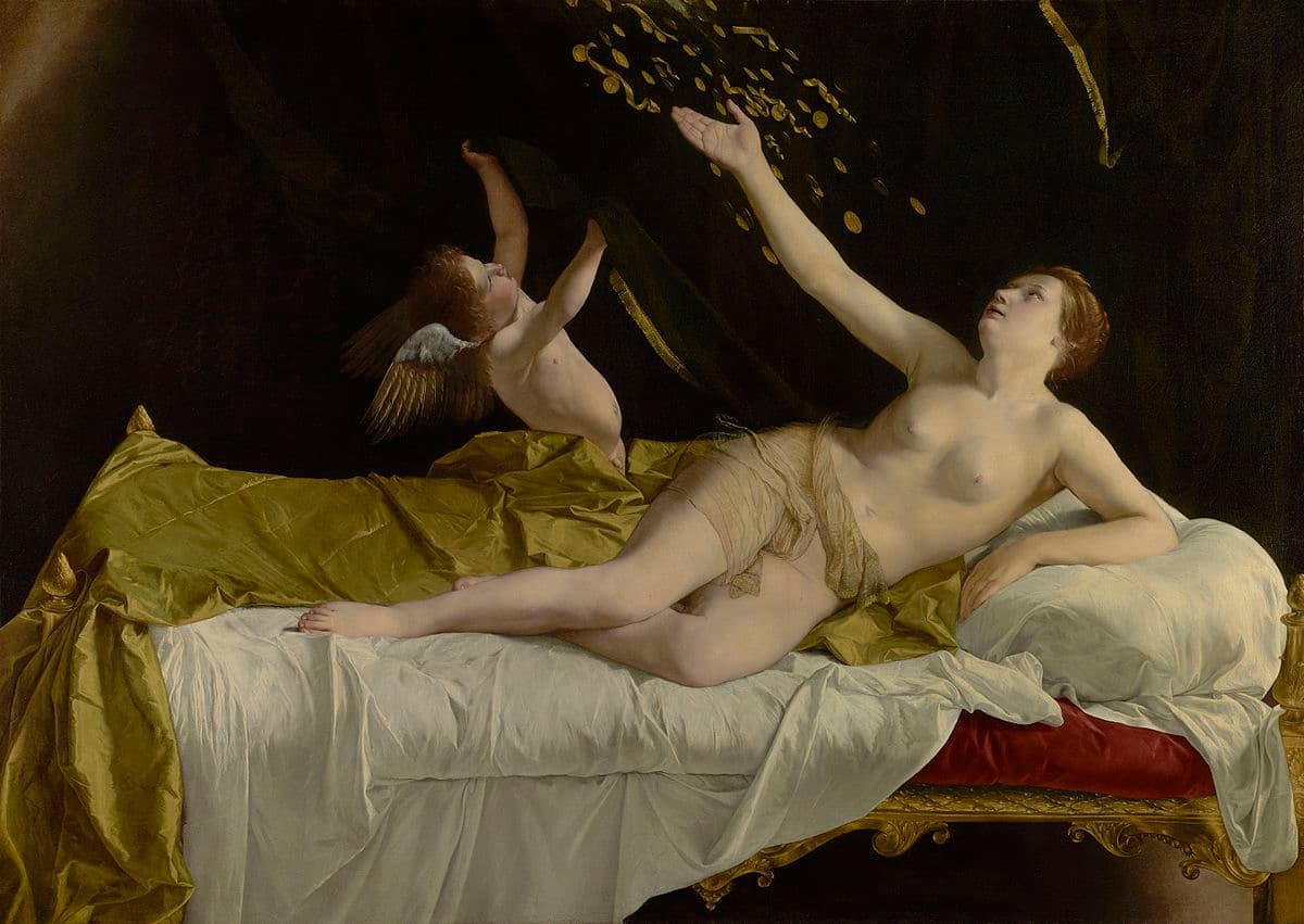 Danae by Artemisia Gentileschi
