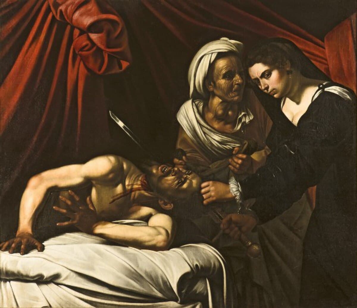 Judith Beheading Holofernes by Artemisia Gentileschi at Private Collection