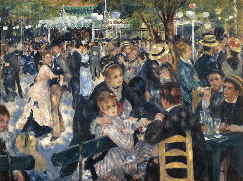 Bal du moulin de la Galette by Pierre-Auguste Renoir