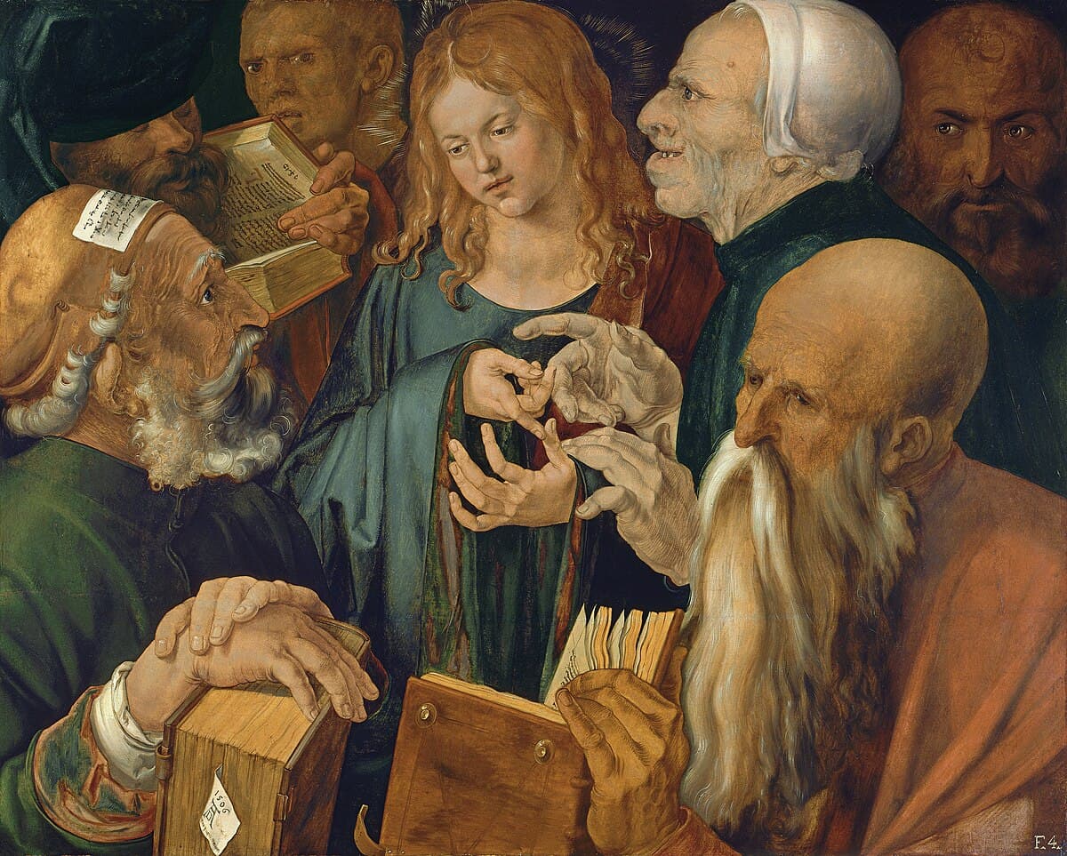 Christ among the Doctors by Bernardino Luini at National Gallery