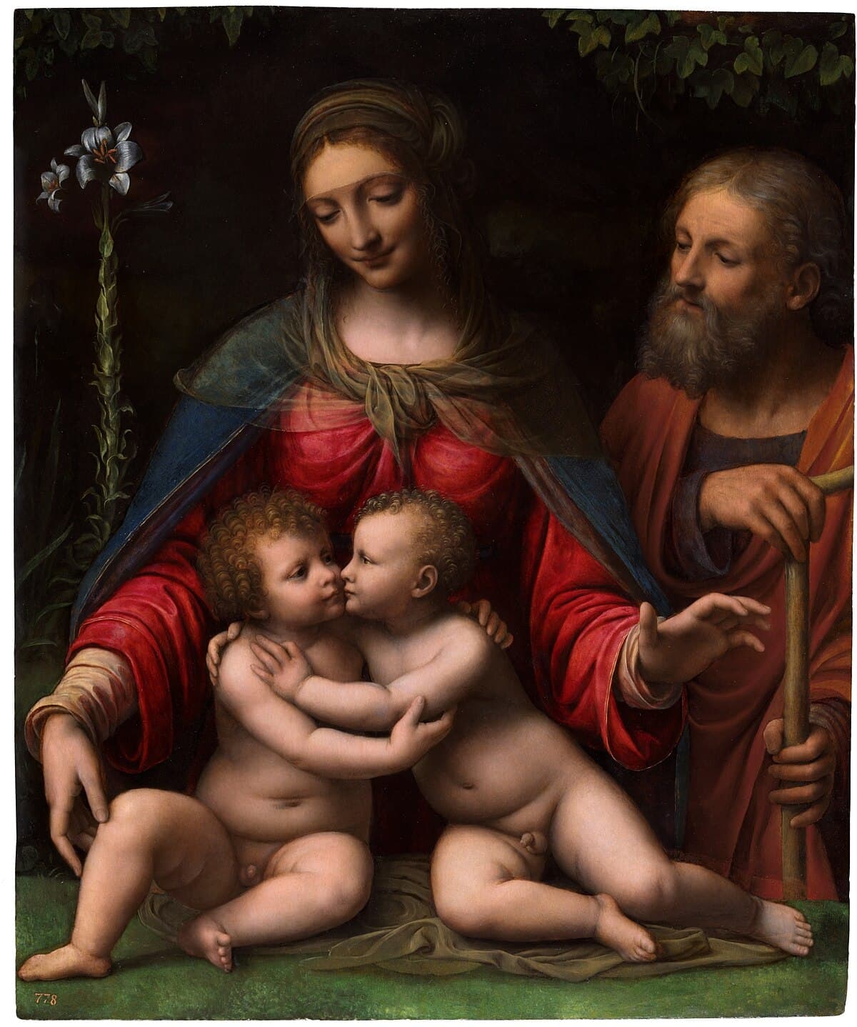 The Holy Family by Bernardino Luini