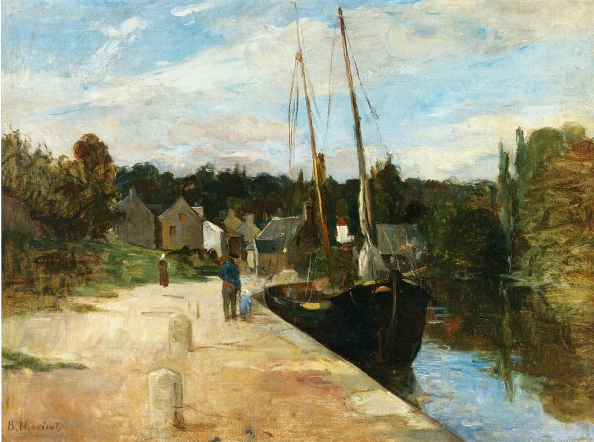 Rosbras, Brittany by Berthe Morisot at Private Collection