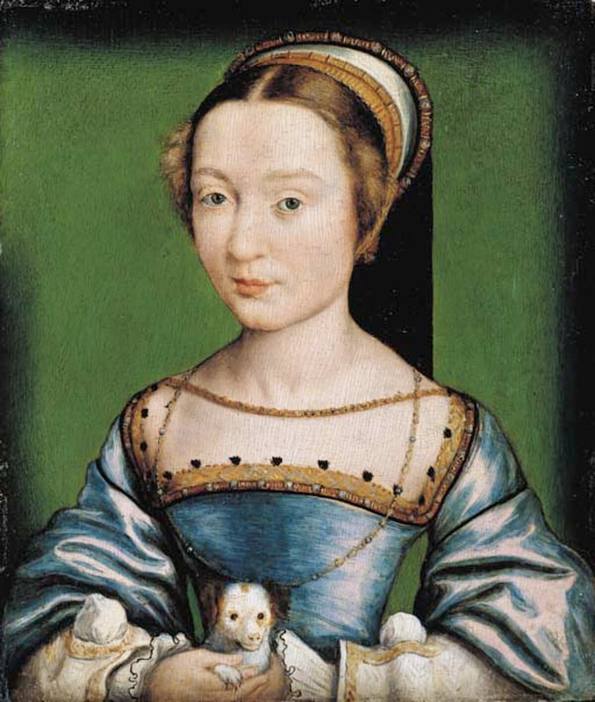Portrait of a Lady with a Puppy by Bronzino