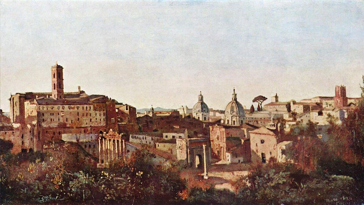 The Forum Seen from the Farnese Gardens
