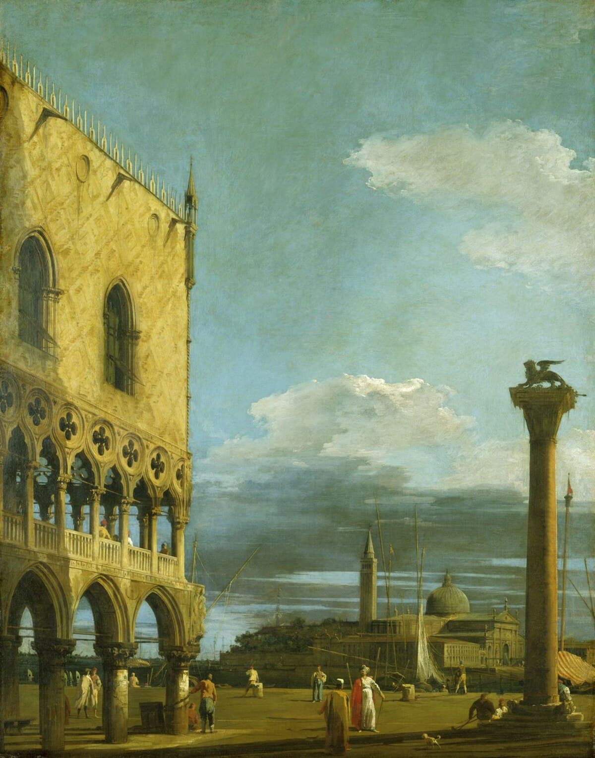 The Piazzetta towards San Giorgio Maggiore by Canaletto
