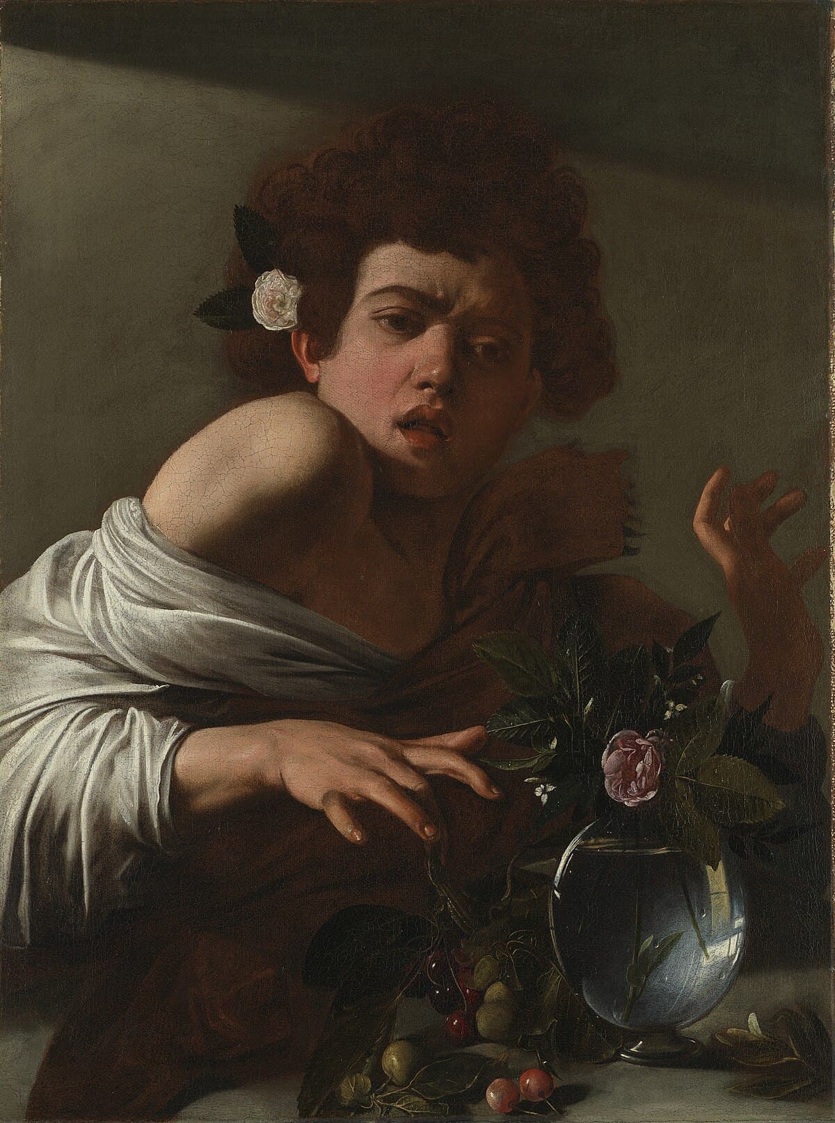 Boy Bitten by a Lizard by Caravaggio