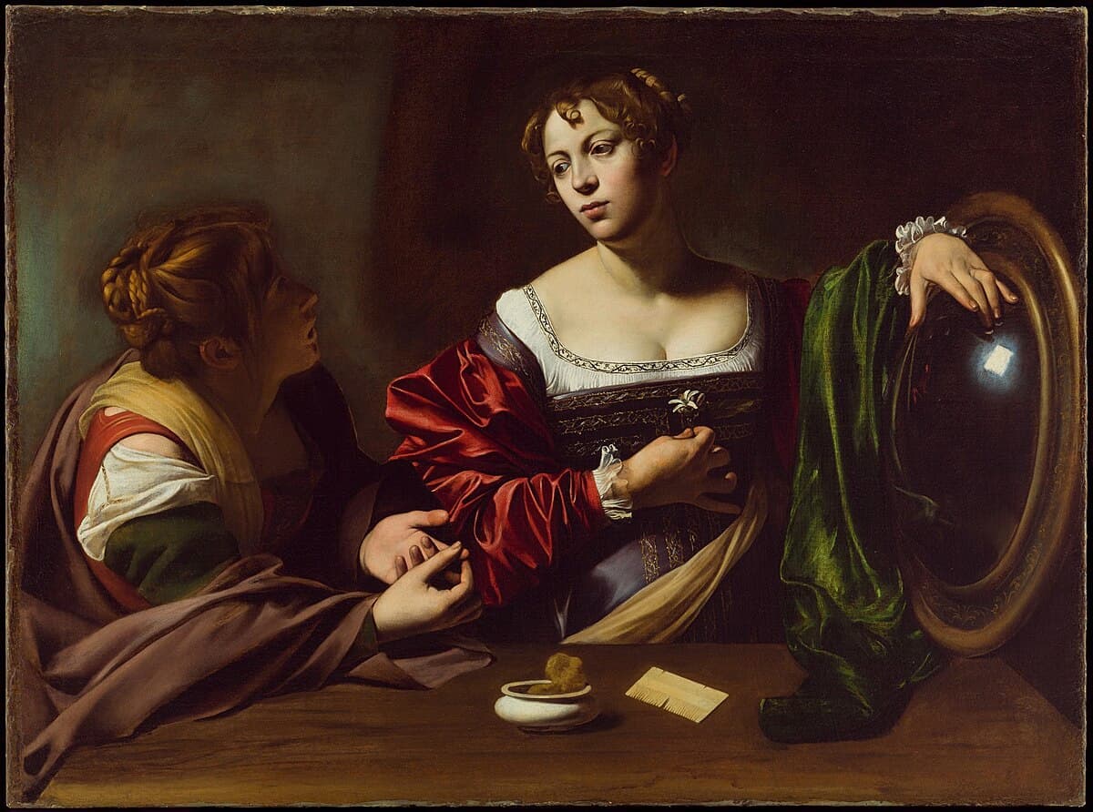 Martha and Mary Magdalene by Caravaggio