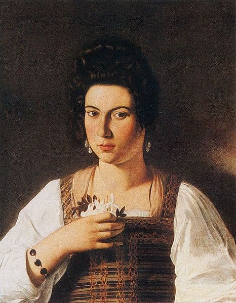 Portrait of a Courtesan by Caravaggio