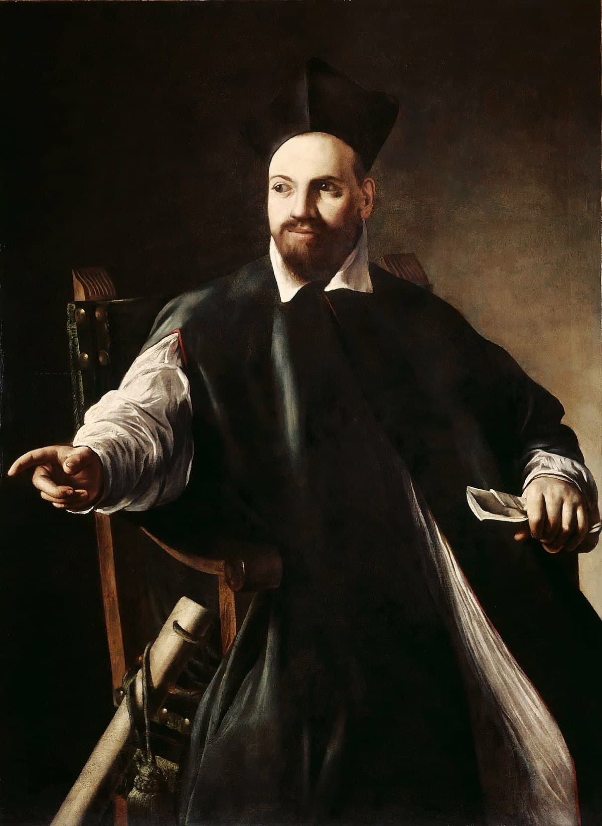 Portrait of Maffeo Barberini by Caravaggio