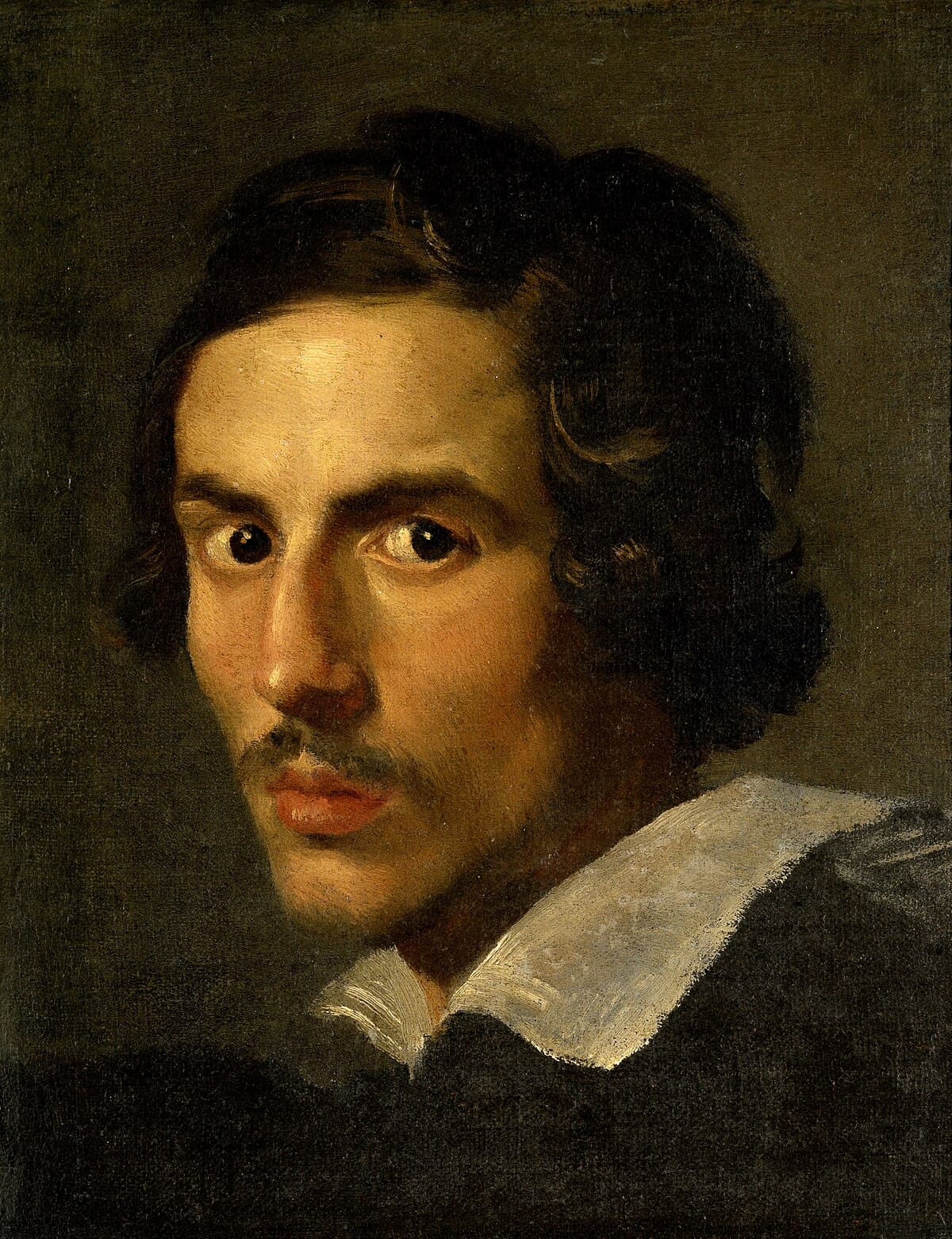 Self-portrait as a young man by Caspar David Friedrich