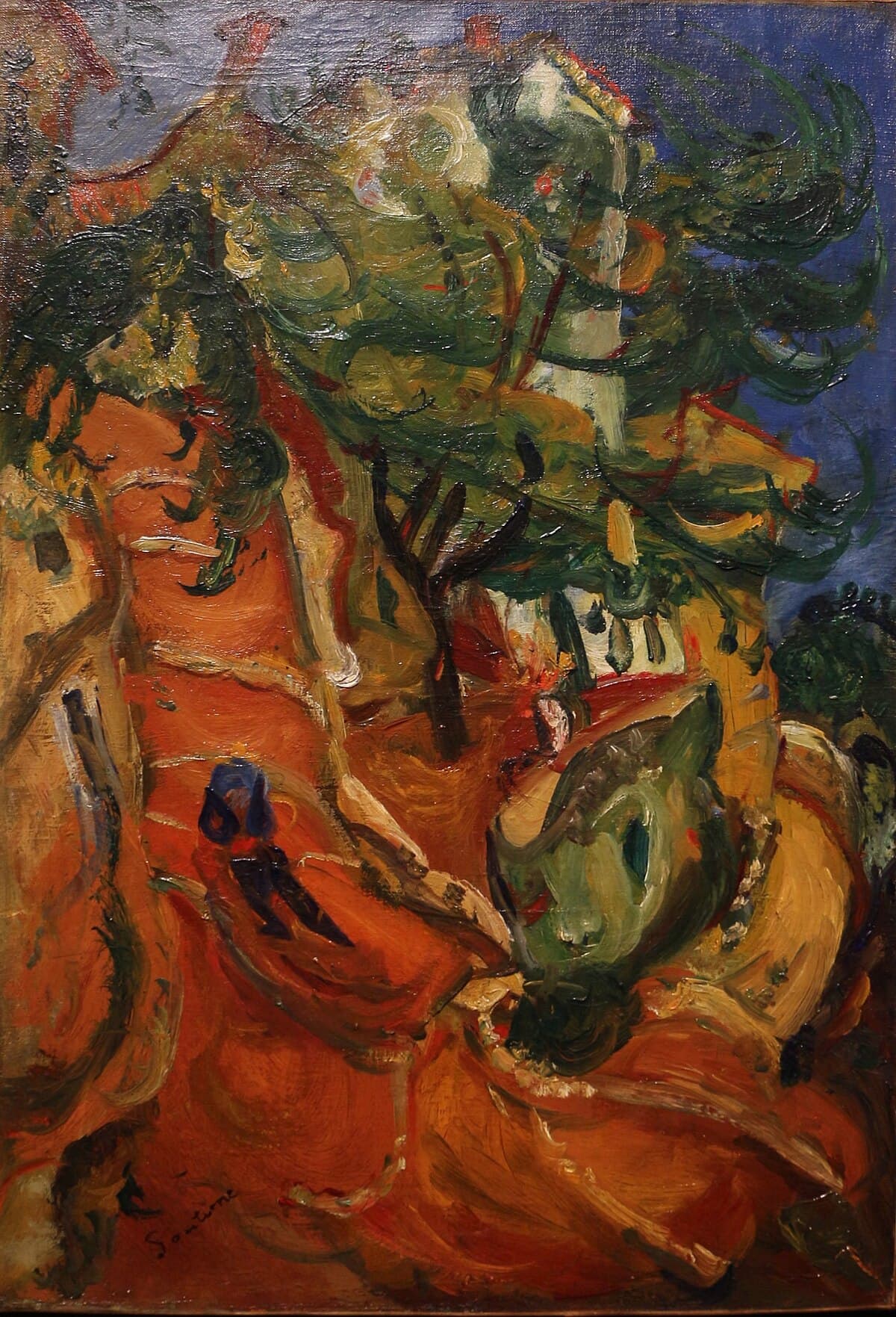 Landscape at Cagnes by Chaim Soutine