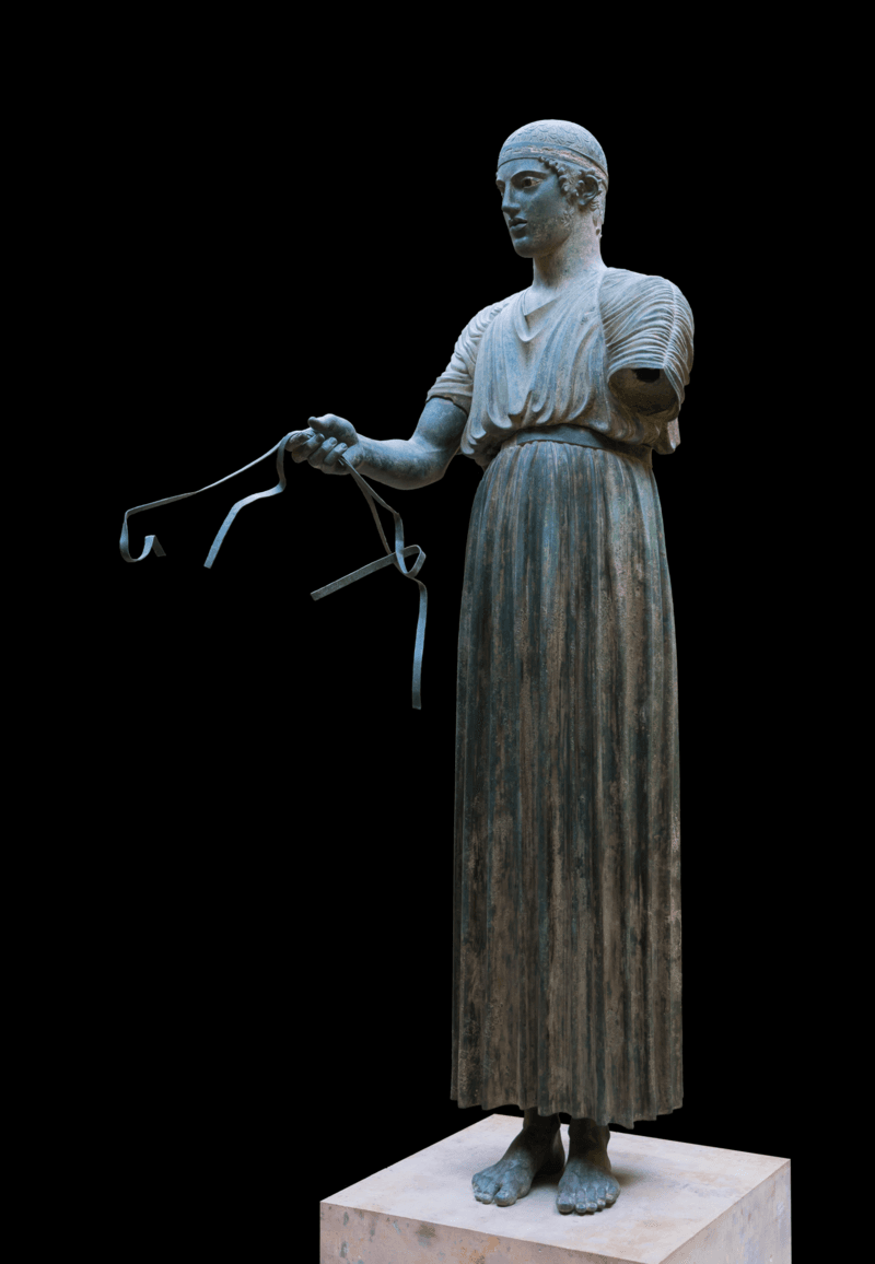 Charioteer of Delphi by Ancient Greek (Unknown)