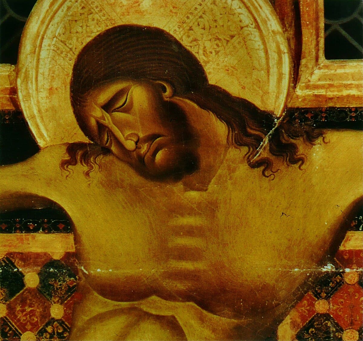 Crucifix by Cimabue at Basilica of San Domenico, Arezzo