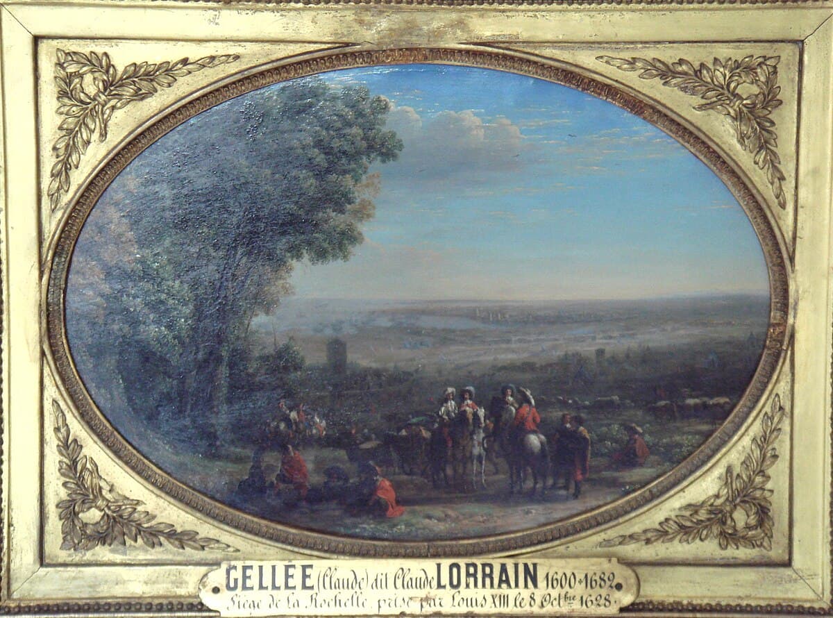 The Siege of La Rochelle by Louis XIII by Claude Lorrain