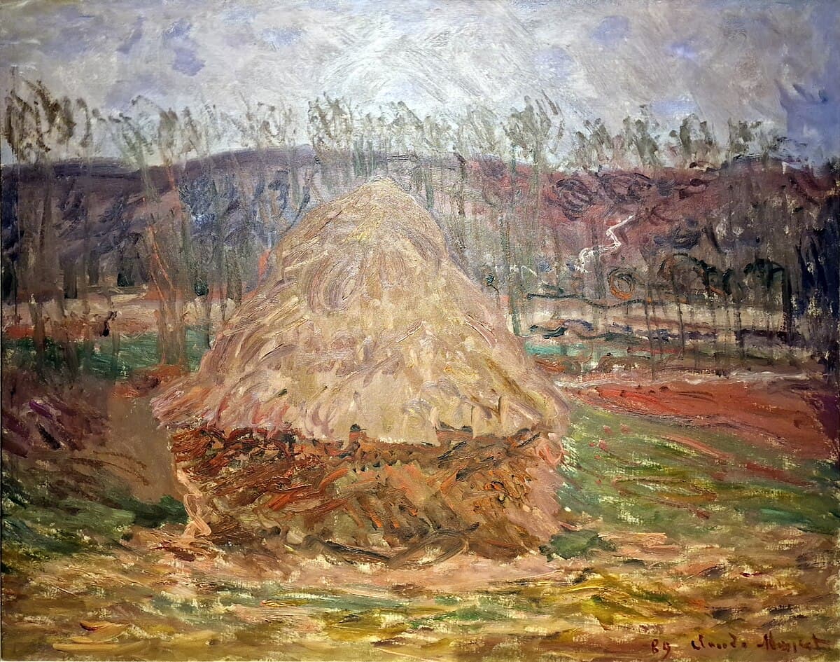 Grainstack at Giverny by Claude Monet