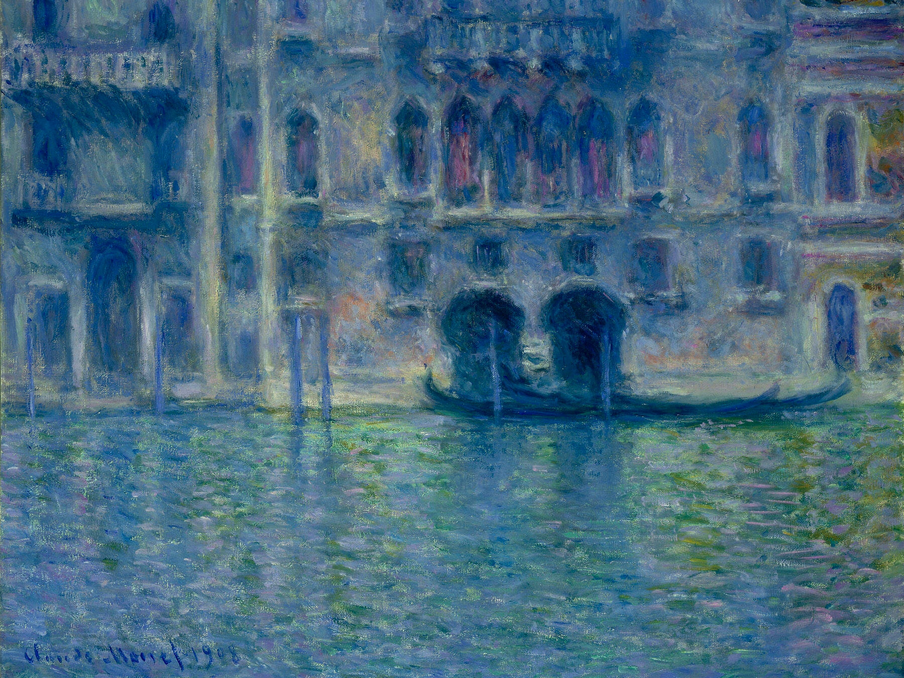 Palazzo da Mula at Venice by Claude Monet