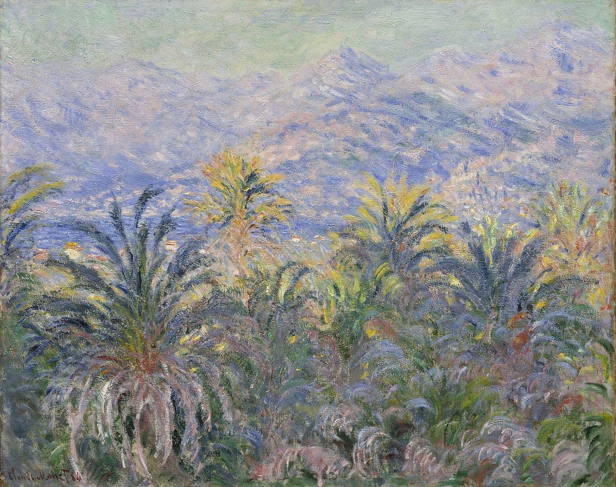 Palm Tree at Bordighera by Claude Monet