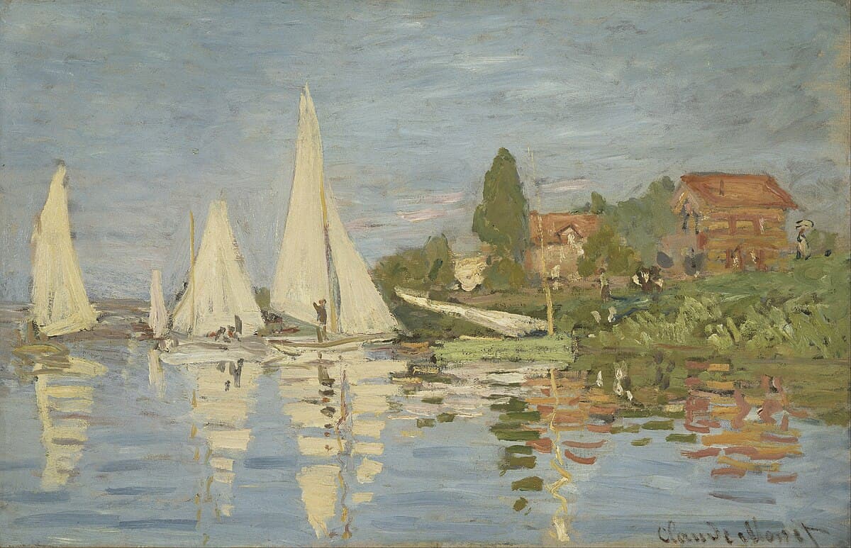 Regatta at Argenteuil by Claude Monet