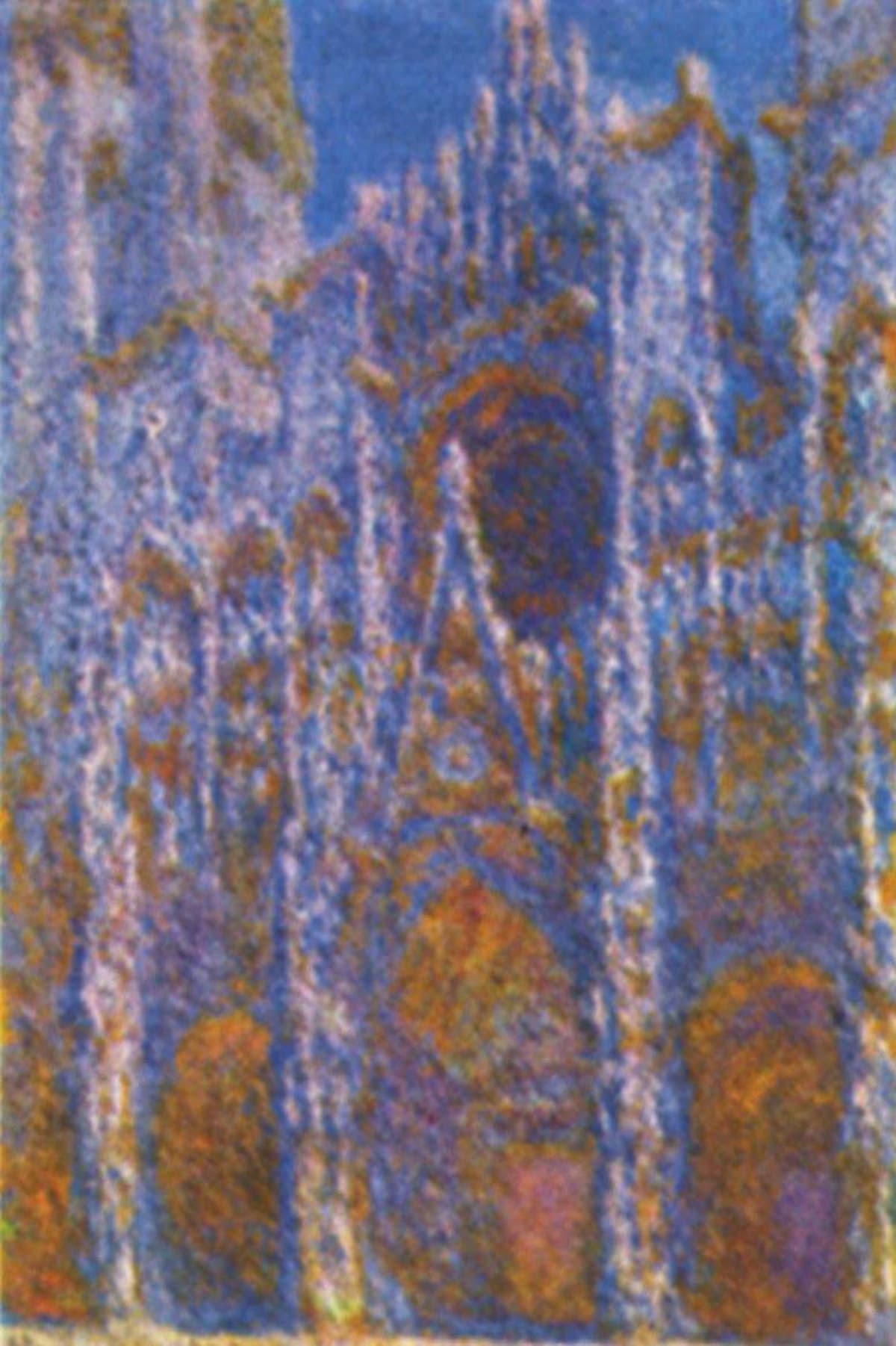 Rouen Cathedral, Sunlight Effect by Claude Monet