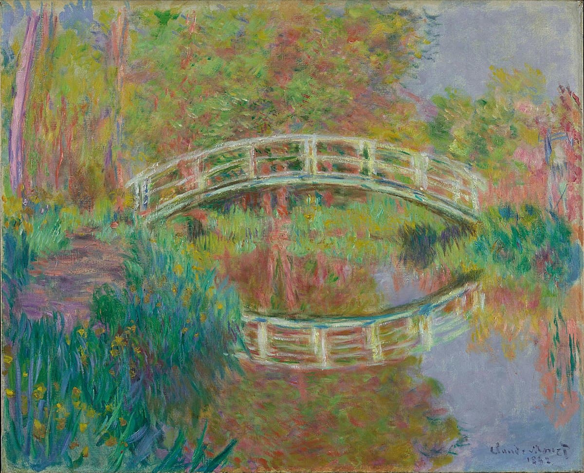 The Japanese Bridge (The Bridge in Monet's Garden) by Claude Monet