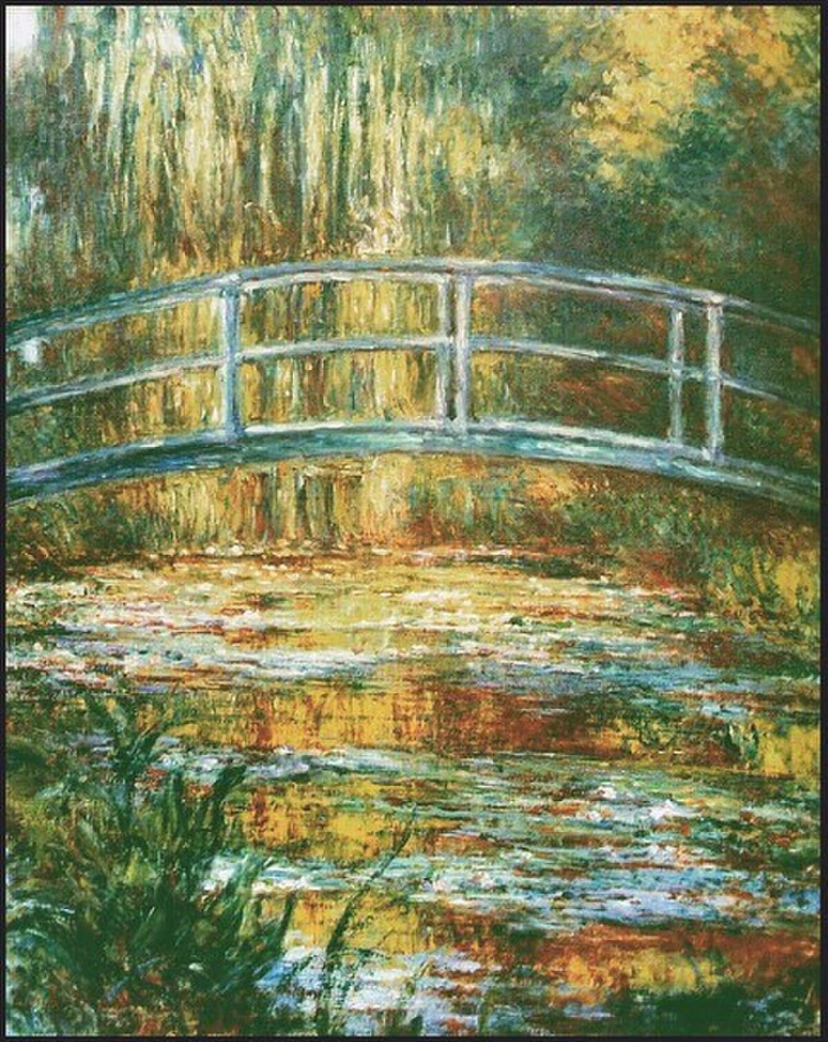 The Japanese Bridge (The Bridge over the Water-Lily Pond) by Claude Monet