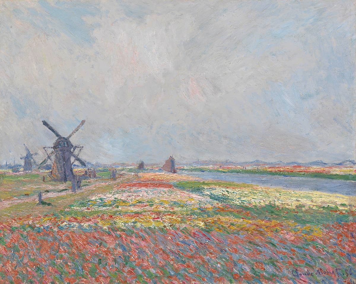 Tulip Fields at Sassenheim, near Leiden by Claude Monet
