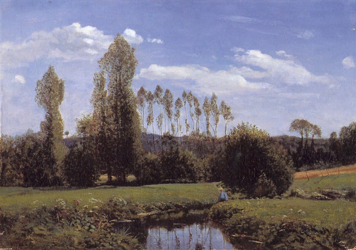 View At Rouelles Le Havre by Claude Monet