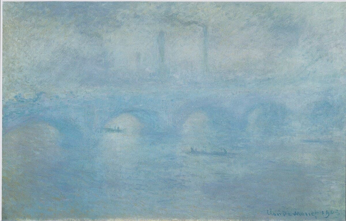 Waterloo Bridge in the Fog by Claude Monet
