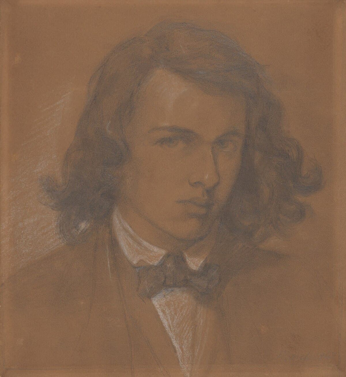 Self-Portrait by Dante Gabriel Rossetti