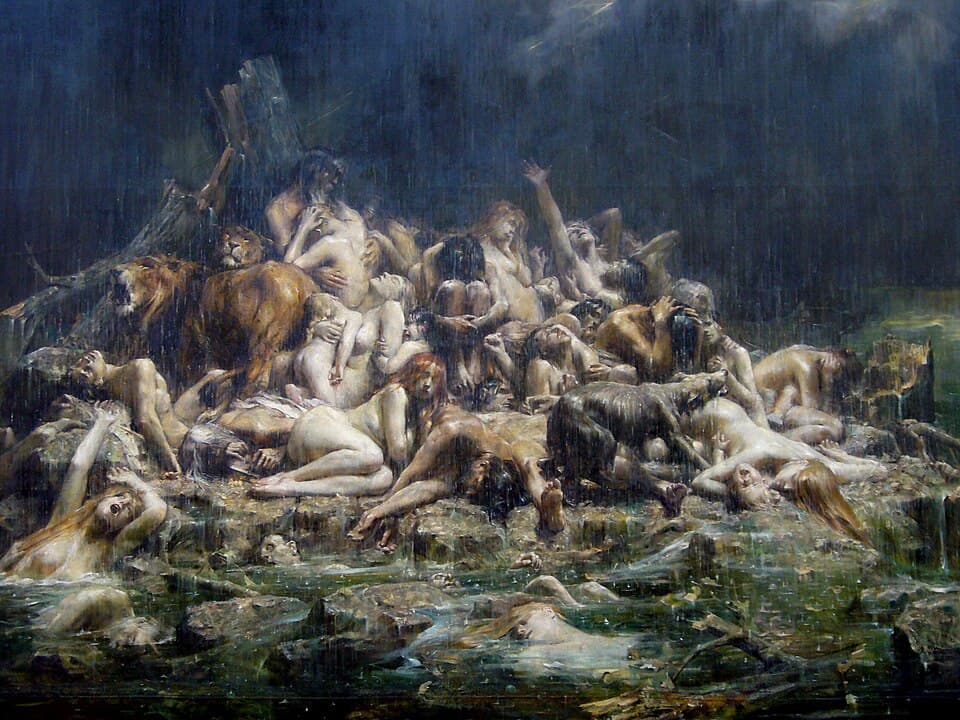 The Deluge by Michelangelo