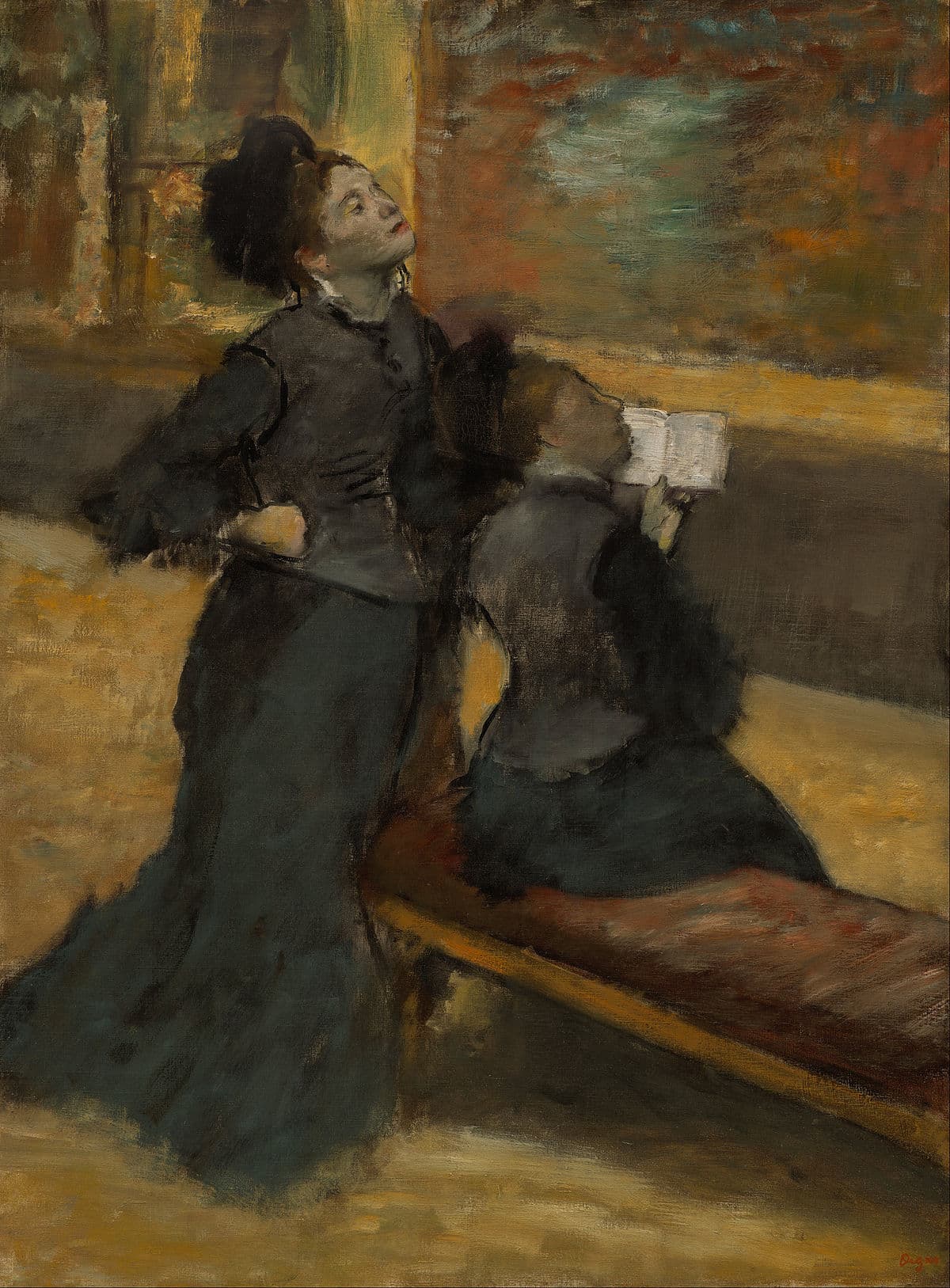 A Visit to the Museum by Edgar Degas