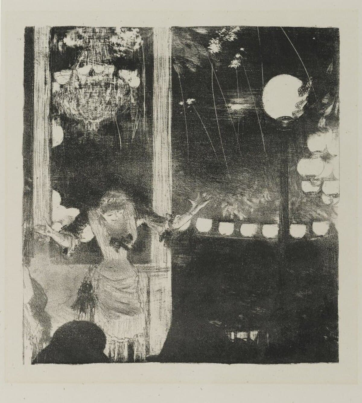 At the Cafe des Ambassadeurs by Edgar Degas