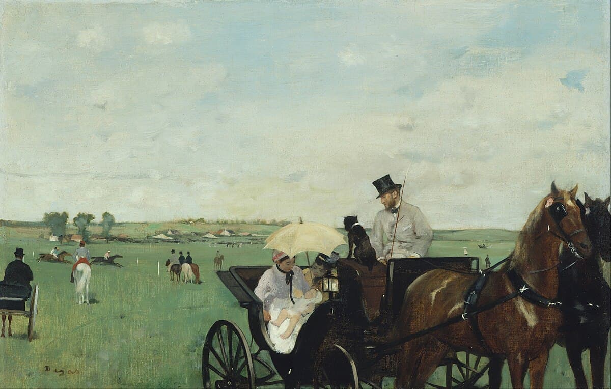 At the Races by Edgar Degas