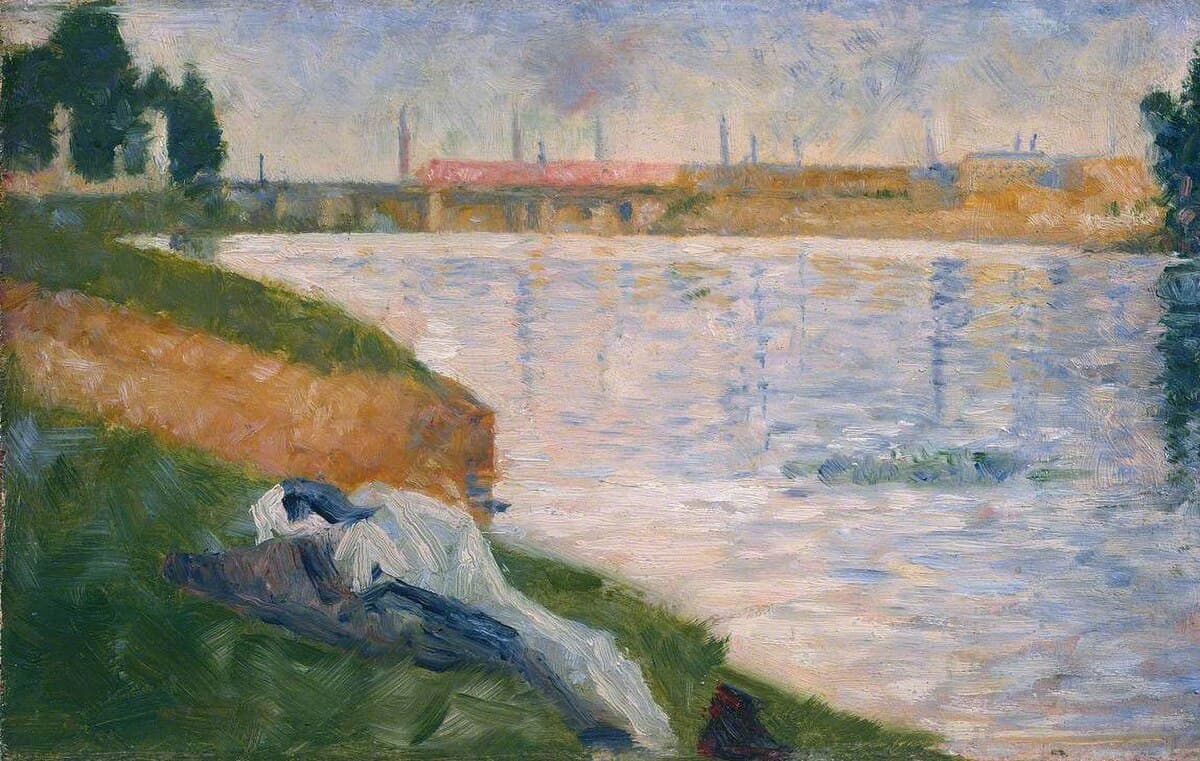 Bathers on the grass by Edgar Degas