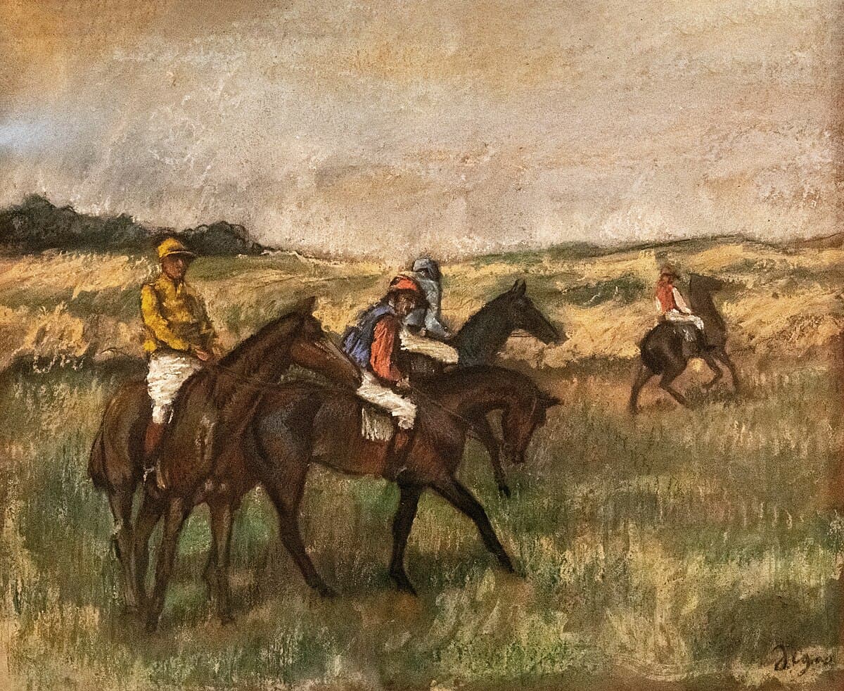 Before the Race by Edgar Degas