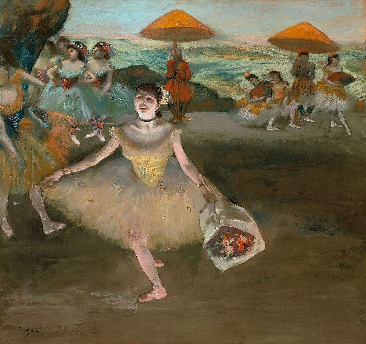 Bowing Dancer by Edgar Degas