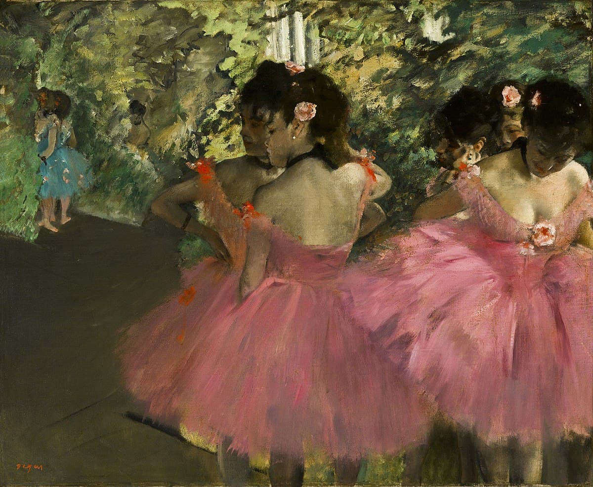 Dancers in Pink by Edgar Degas