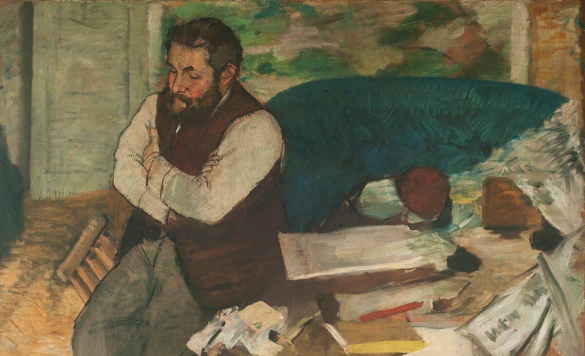 Diego Martelli by Edgar Degas