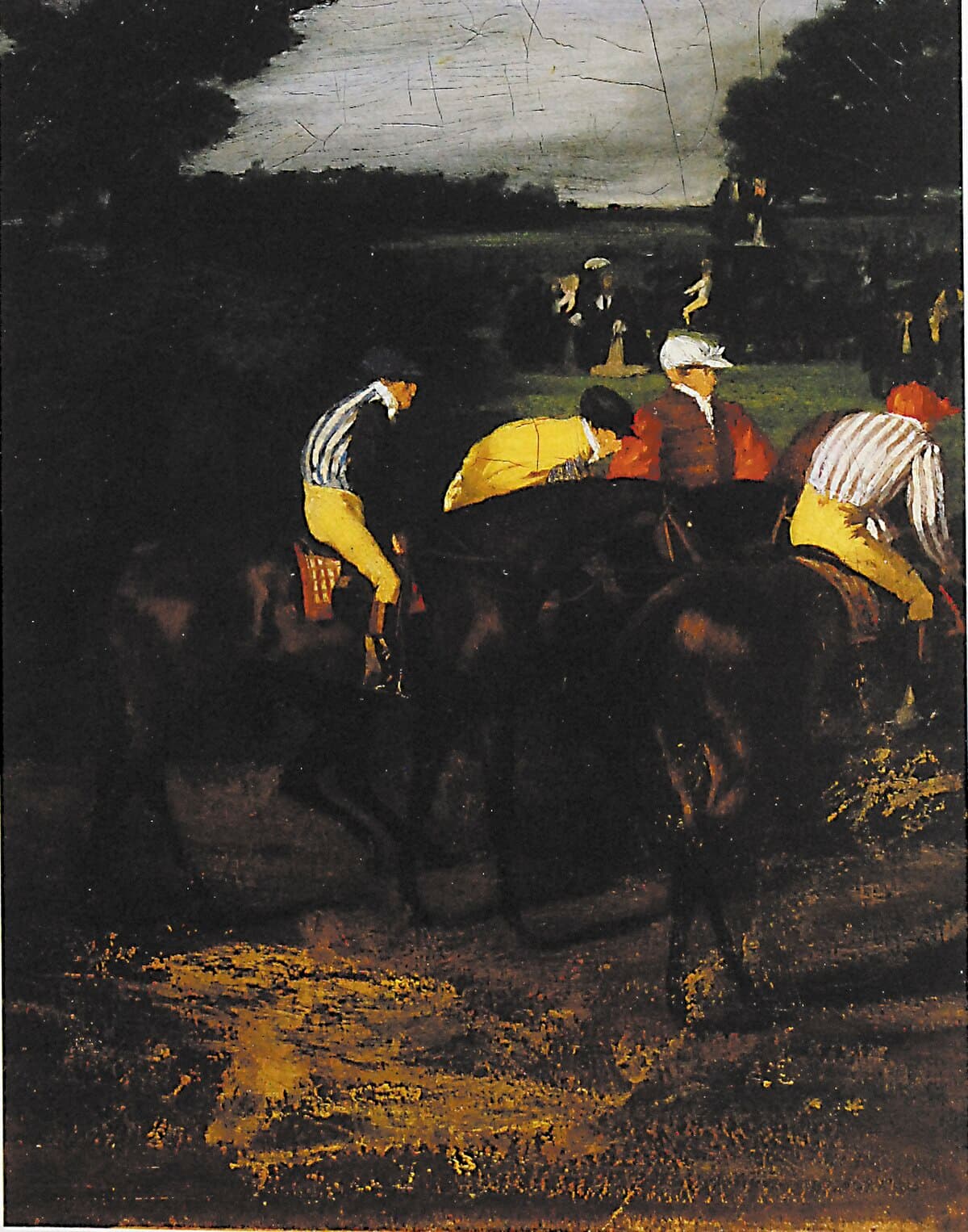 Jockeys at Epsom by Edgar Degas