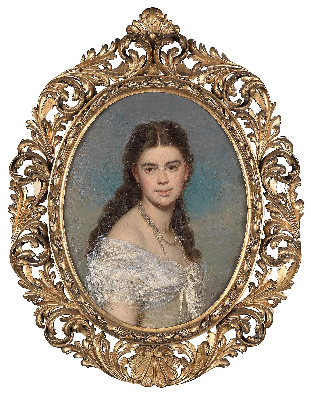 Portrait of Princess Pauline de Metternich by Edgar Degas