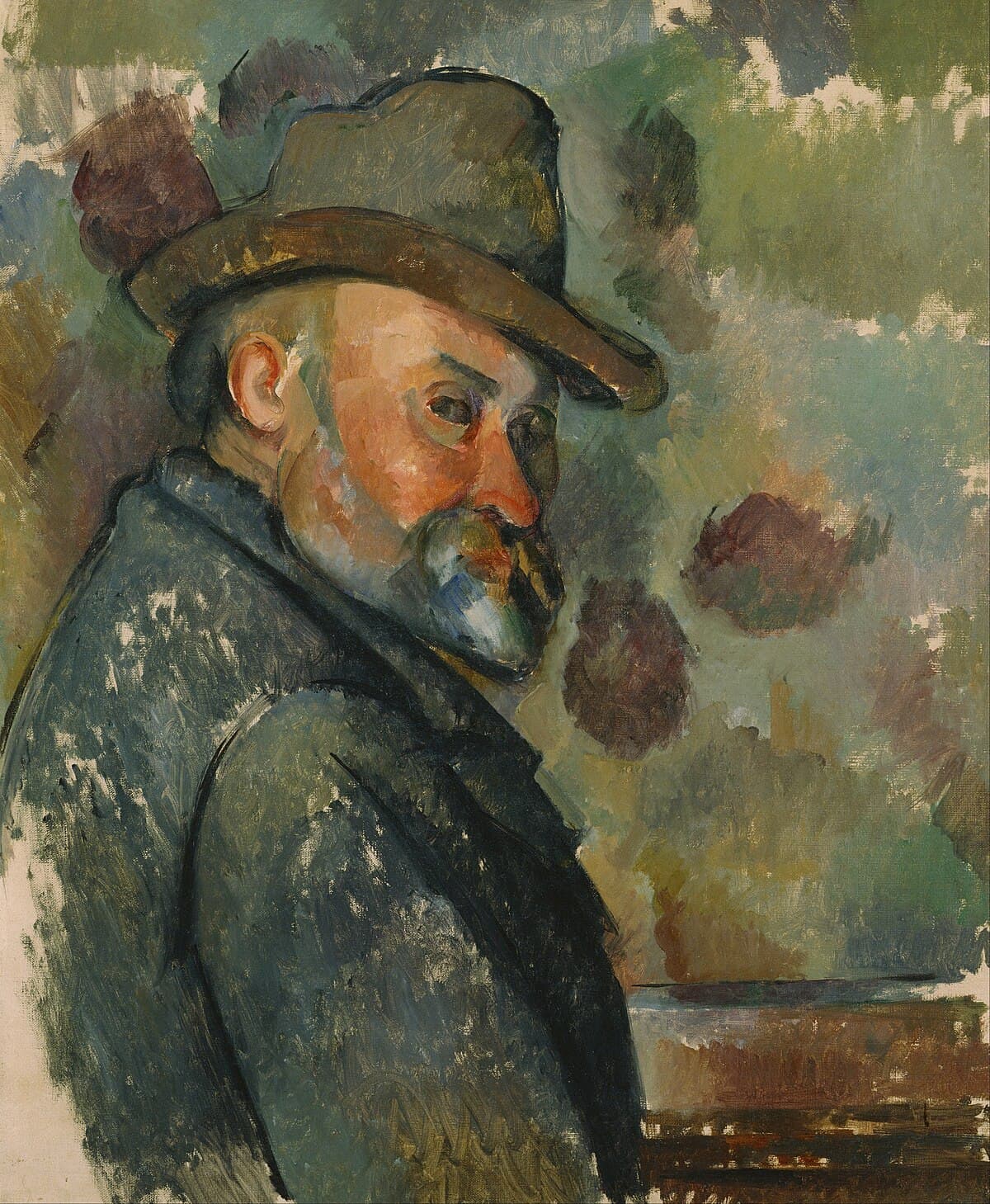 Self Portrait in a Soft Hat by Edgar Degas