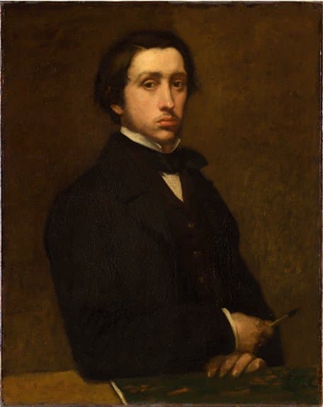 Study for the Self Portrait by Edgar Degas