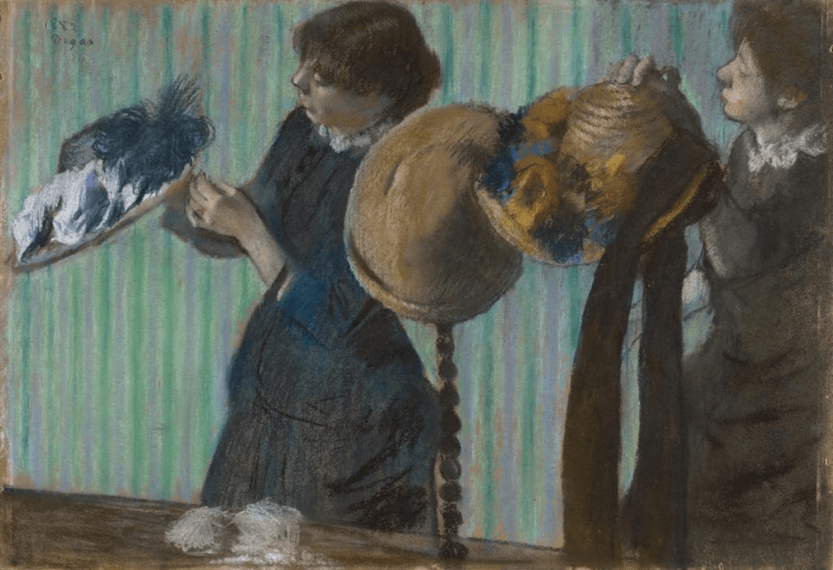 The Little Milliners by Edgar Degas