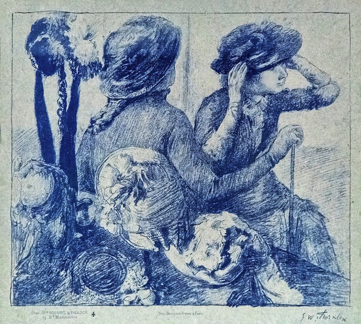 The Milliner by Edgar Degas