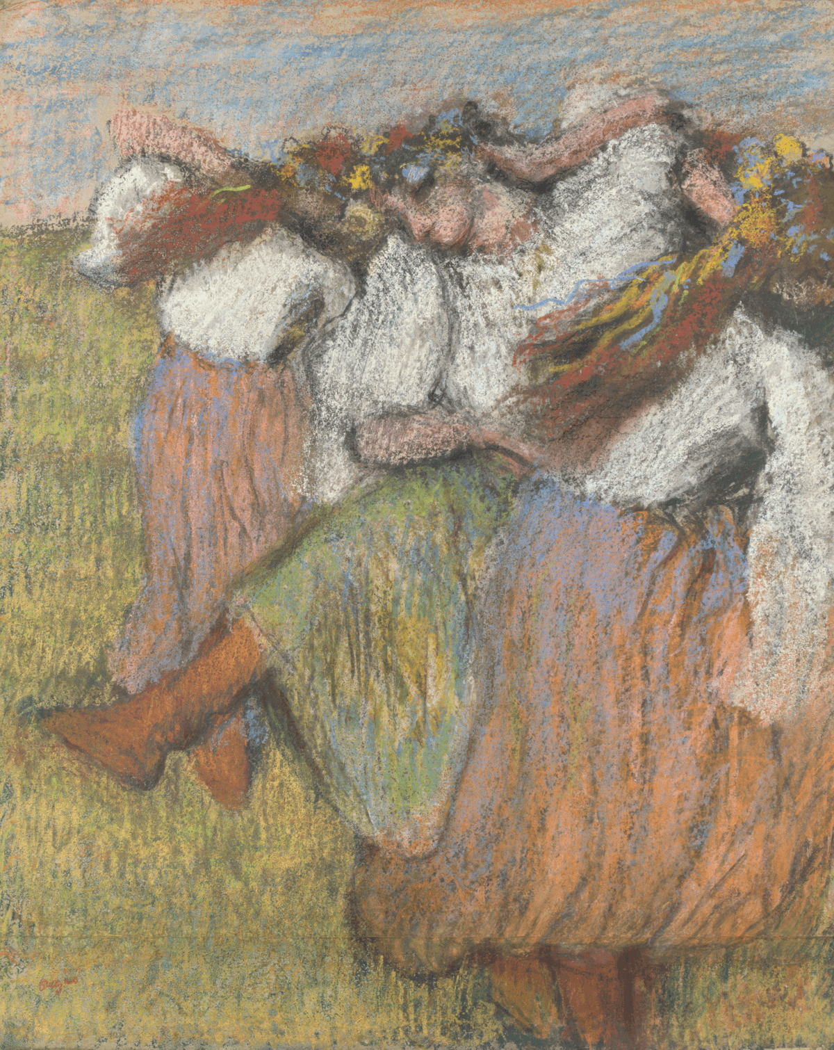 Ukrainian Dancers by Edgar Degas