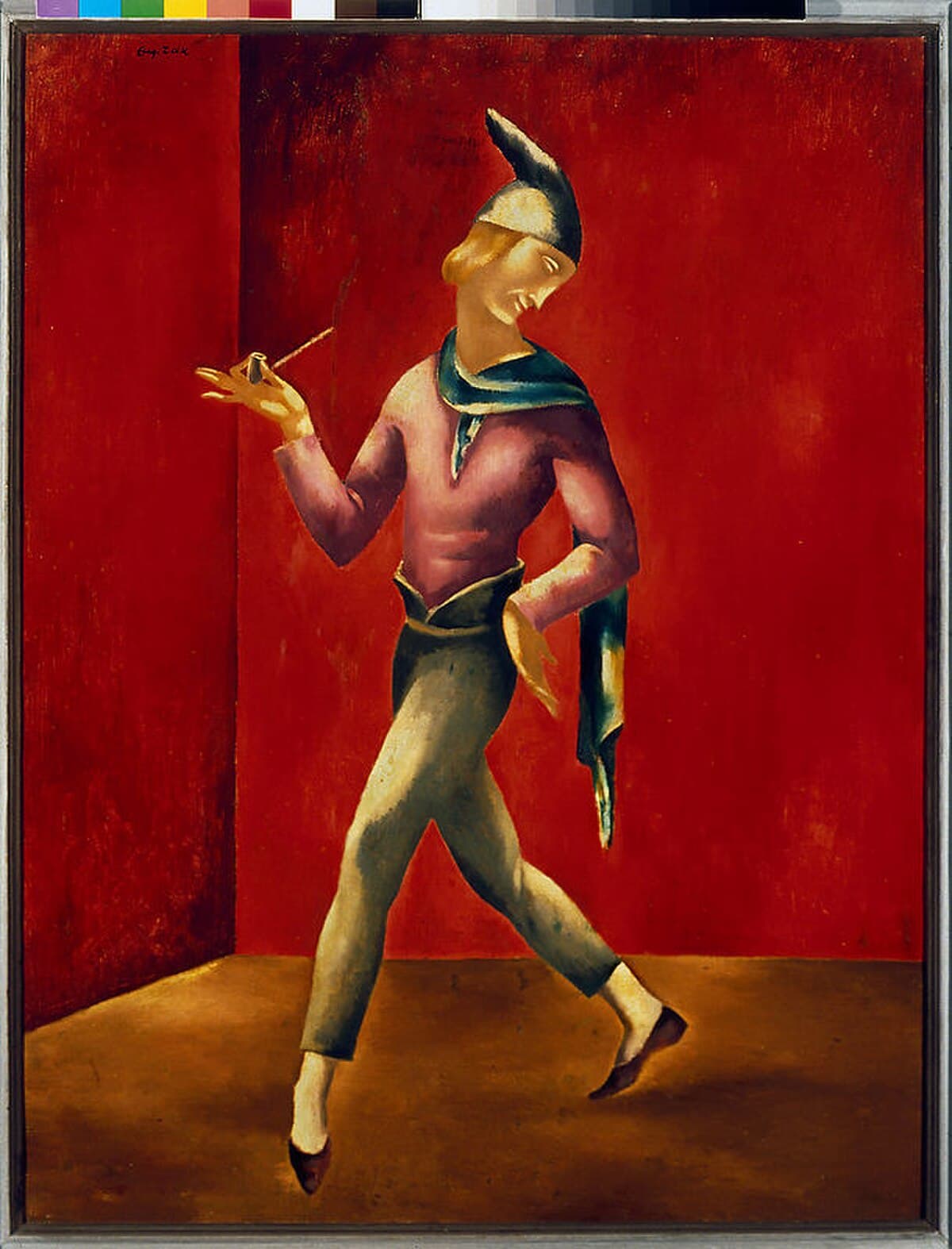 Pierrot dancing by Édouard Manet